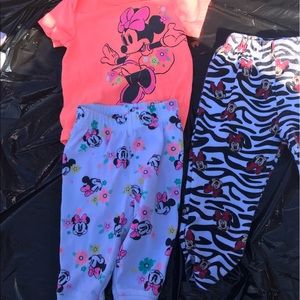 Minnie Mouse baby girl outfit with hairband